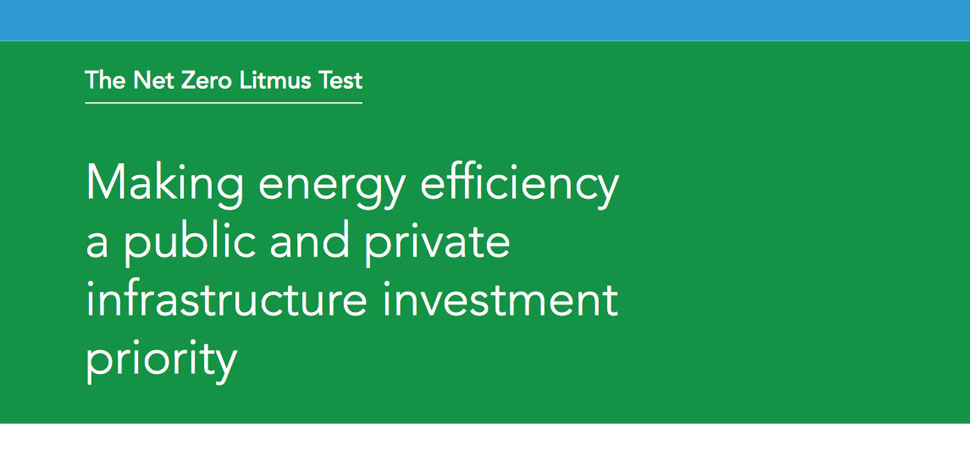 The Net Zero Litmus Test